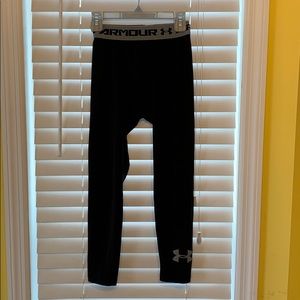 Heat gear boys’ Under Armour leggings size youth s